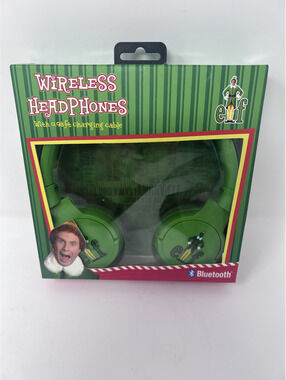 Elf Wireless Bluetooth Headphones with Charging Cable - Green